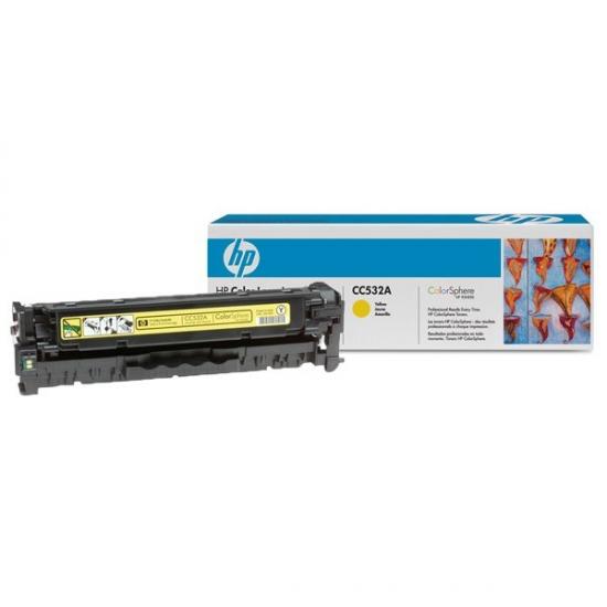 טונר מקורי HP CC532A צהוב