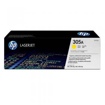 טונר למדפסת HP CE412A 305A צהוב מקורי
