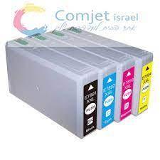 סט 4 דיו למדפסת EPSON T7891 T7892 T7893 T7894 תואם