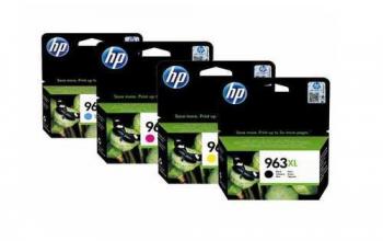 סט 4 דיו למדפסת HP 9023 963XL מקורי