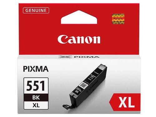 דיו למדפסת Canon CLI-551BK XL שחור מקורי