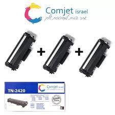 3 טונר למדפסת BROTHER TN2420 HL L2310 MFC L2710 תואם