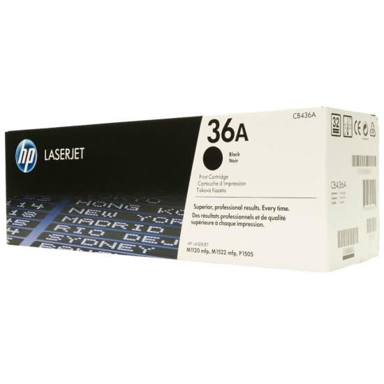 טונר למדפסת HP 36A CB436A שחור מקורי