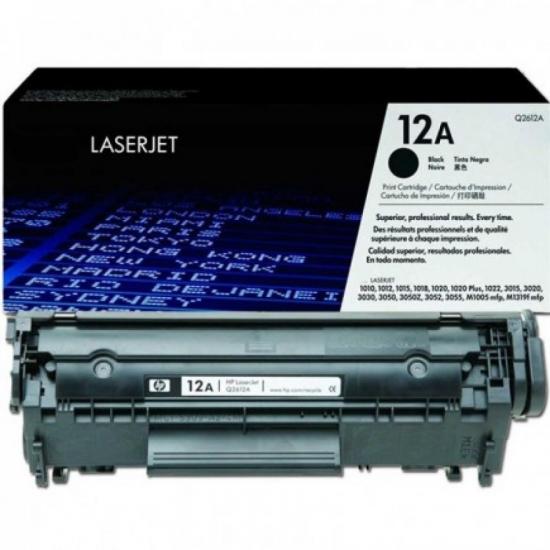 טונר למדפסת Laser Jet 1010 | 1015 | 3030 - Q2612A - HP Q2612A מקורי