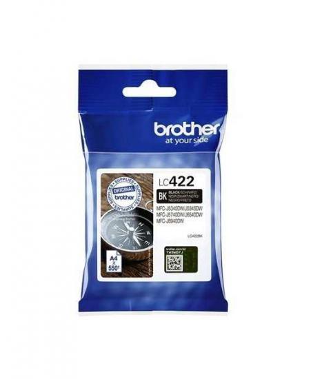 דיו למדפסת BROTHER שחור מקורי | דגם LC422BK