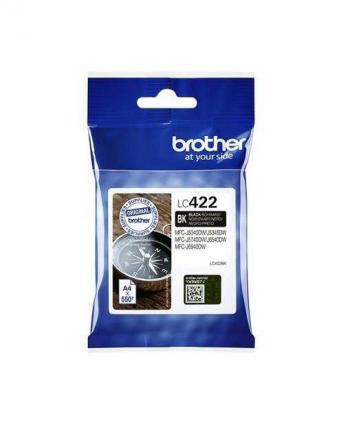 דיו למדפסת BROTHER שחור מקורי | דגם LC422BK