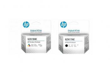 SMART TANK | זוג ראשי הדפסה מקוריים שחור HP 6ZA17AE צבעוני HP 6ZA18AE