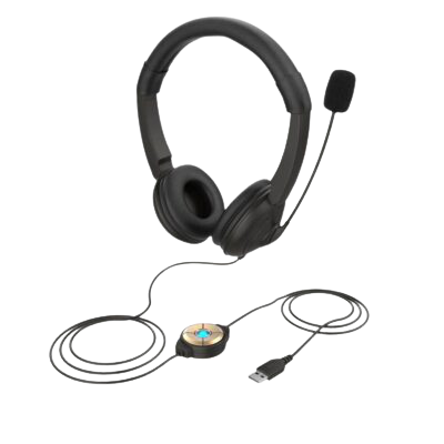 USB חיבור SY330MV אוזניות קשת + מיקרופון